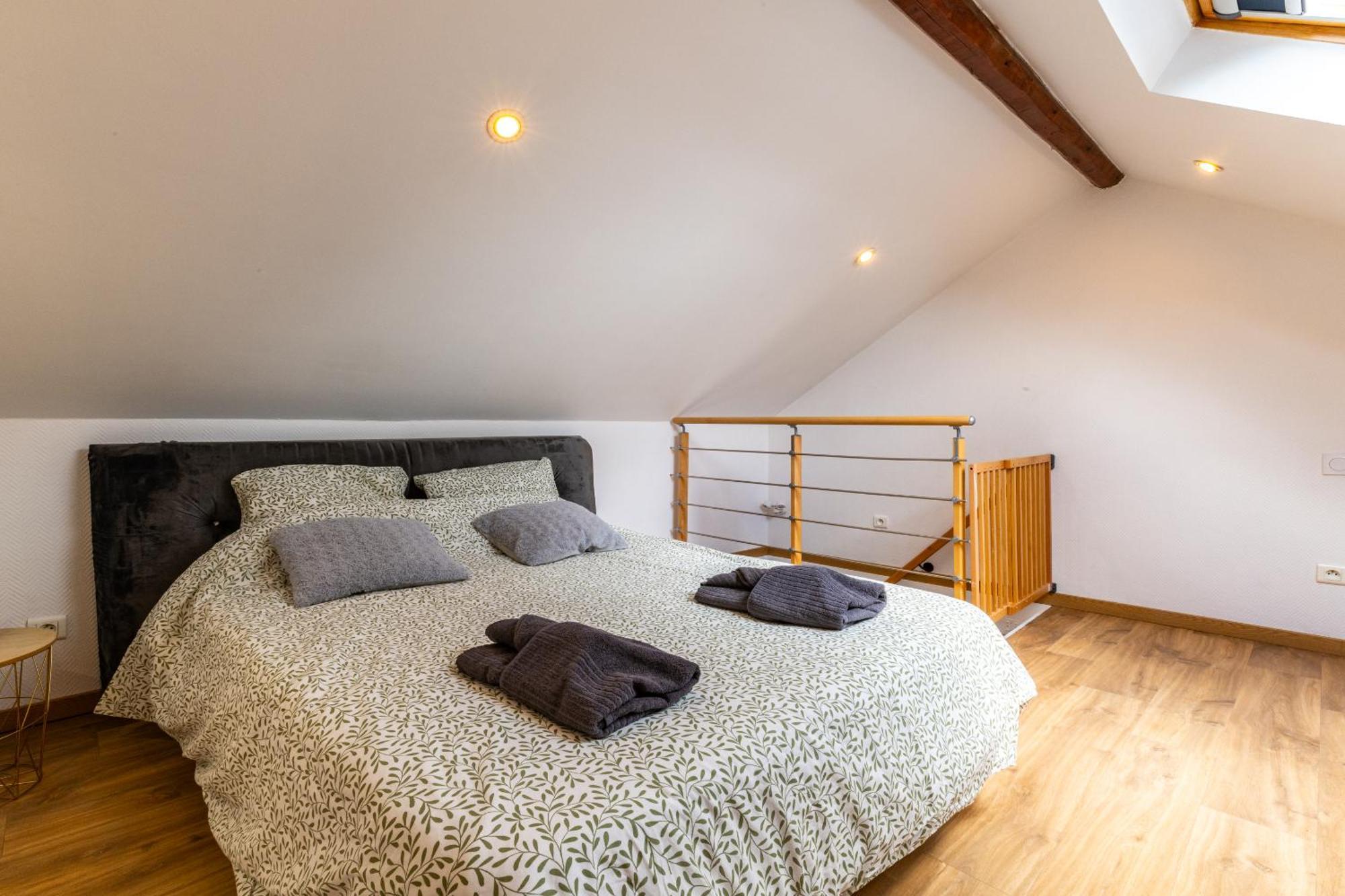 Apartmán Le Lotus Duplex Dijon Pokoj fotografie